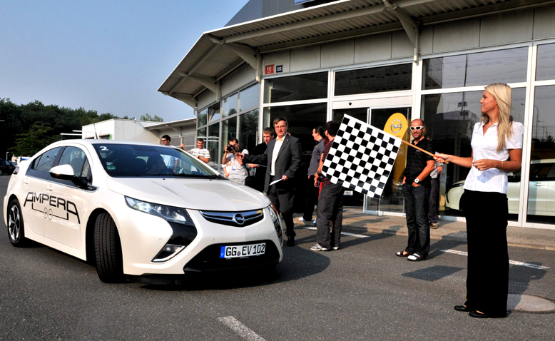 Opel Ampera: 97,3 km pouze na elektřinu na AMPERA CZ PRESS RALLY!