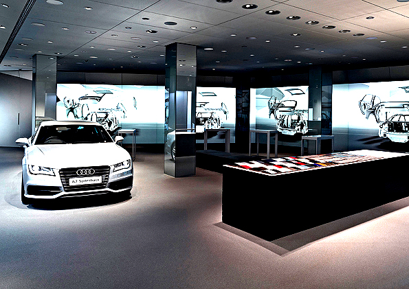 První virtuální showroom Audi City byl otevřen v Londýně nedaleko náměstí Piccadilly Circus