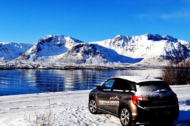 Český Citroën C4 AIRCROSS na závěru své polární expedice