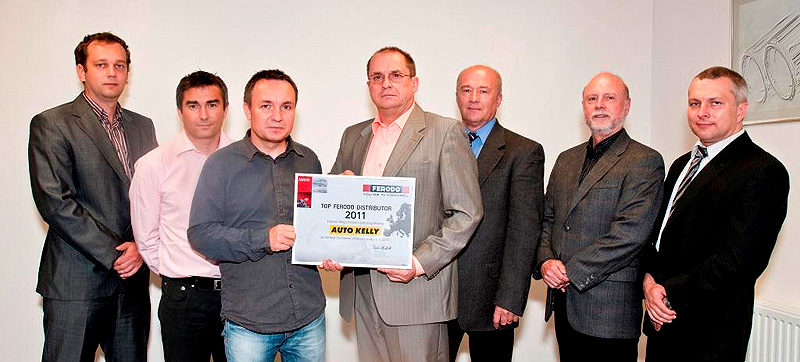 Společnost Auto Kelly se stala nejlepším distributorem značky Ferodo ve střední Evropě Společnost Auto Kelly se stala nejlepším distributorem značky Ferodo ve střední Evropě
