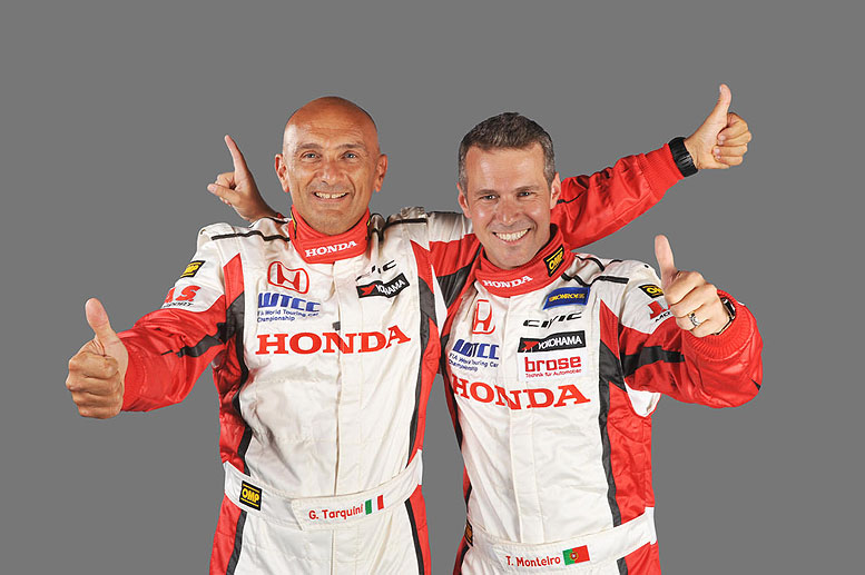 Gabriele Tarquini a Tiago Monteiro byli potvrzeni jako piloti týmu Honda pro Mistrovství světa cestovních vozů (WTCC)