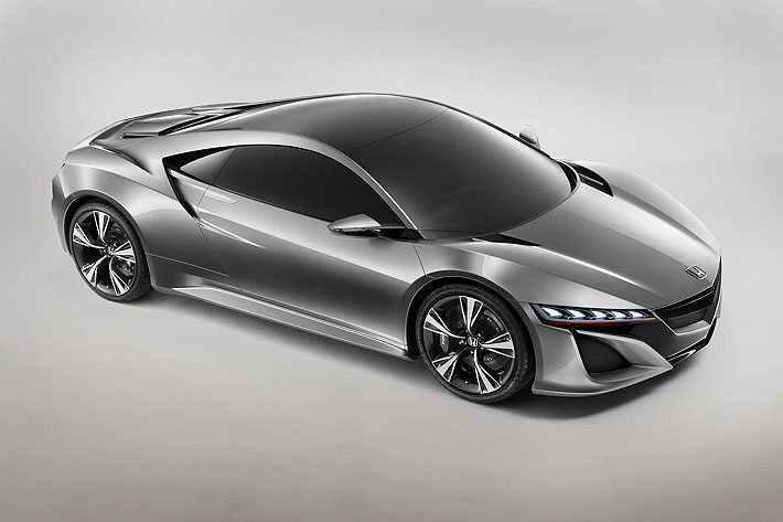 Honda NSX Concept a prototyp evropské verze modelu CR-V na březnovém autosalonu v Ženevě