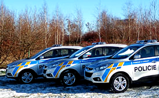 Policie České republiky bude jezdit v automobilech Hyundai