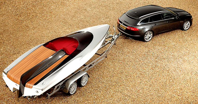 Jaguar představil koncept motorového člunu