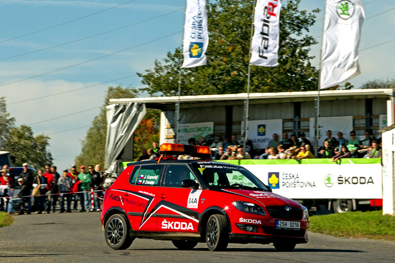 ŠKODA podpořila bezpečnost na trati Rally Příbram