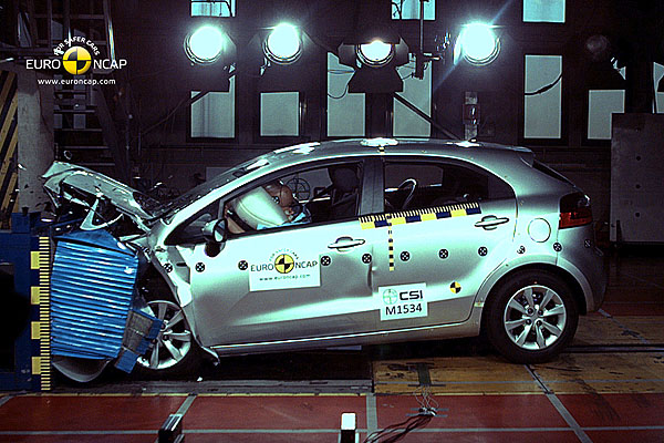 Kia Rio získala 5 hvězd od Euro NCAP
