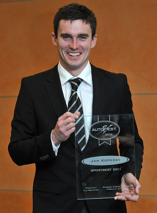 Jezdec továrního týmu ŠKODA Motorsport Jan Kopecký získal ocenění Sportbest 2011