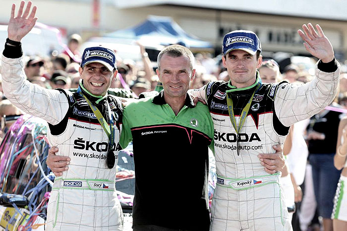 Jan Kopecký z týmu ŠKODA Motorsport získal Zlatý volant