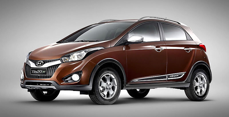 Hyundai představil na autosalonu v Sao Paulu nový crossover HB20X