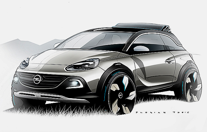 Opel ADAM ROCKS: Světová premiéra na autosalonu v Ženevě (7. - 17. března)