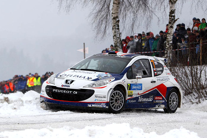 Peugeot Delimax Total Team na rakouské Jänner Rallye 2012