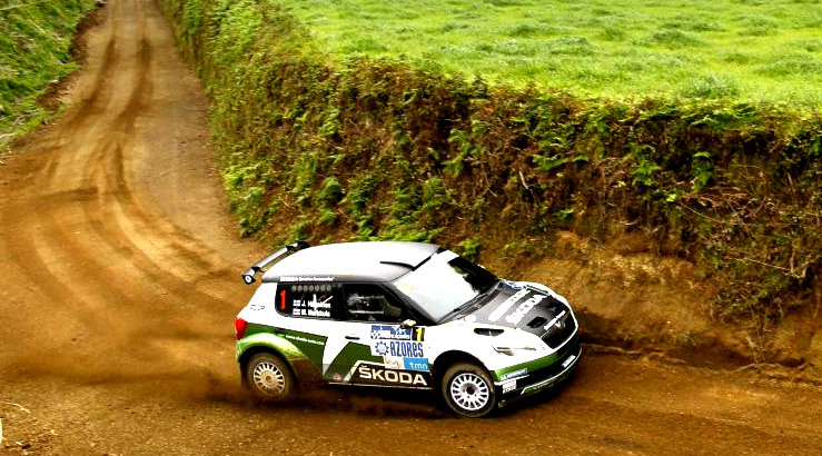 Andreas Mikkelsen se Škodou Fabia Super 2000 zvítězil na Azorské rally