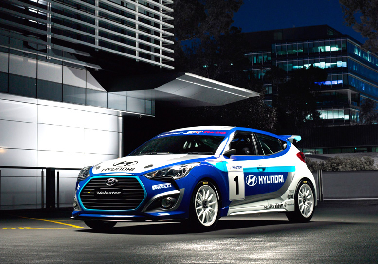Společnost Hyundai Motor Company představila v Austrálii Veloster Race Concept
