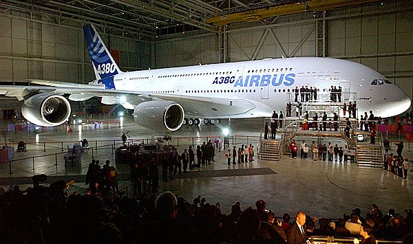 Největší Airbus s pneumatikami Michelin
