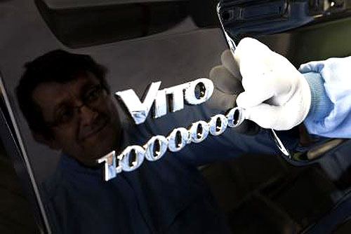V pátek 20. května sjel z výrobních linek závodu Vitoria miliontý vůz Mercedes-Benz Vito.