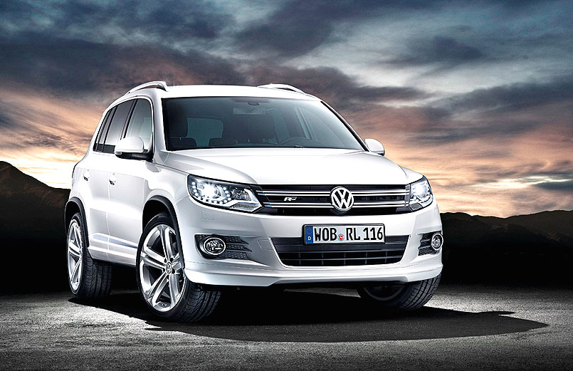 Úspěšný Volkswagen Tiguan SUV je nyní k dispozici také s výbavou R-Line