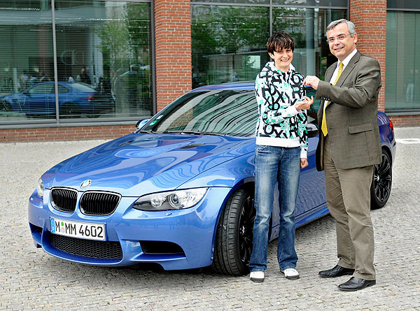 Olympijská vítězka Martina Sáblíková testovala vůz BMW M3 Coupé