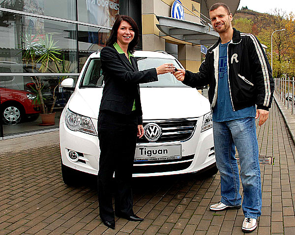 Michal Broš si vybral Volkswagen Tiguan