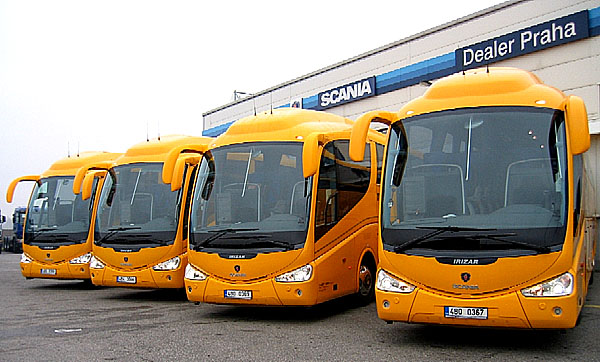 Luxusní autobusy Scania nově na linkách Student Agency