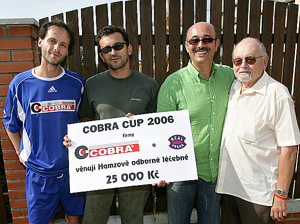 První ročník fotbalového charitativního turnaje Cobra cup
