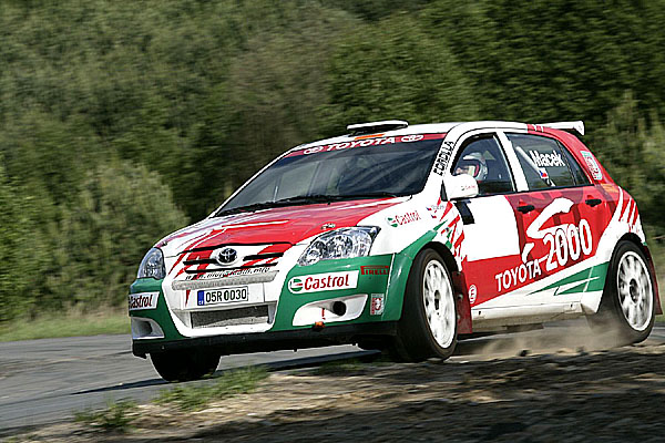 Toyota Corolla S2000 – příprava týmu před rallysprintem v Telči (29. -30.5.2009)