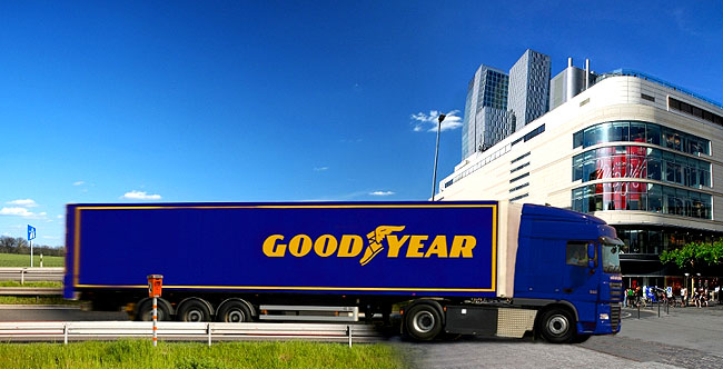 Goodyear vyvinul nákladní pneumatiku s variabilním dezénem