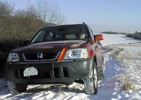 Honda CR-V na silnici a v terénu