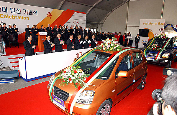 Kia exportovala celkem 5 milionů vozů