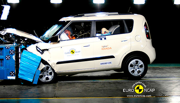 Kia SOUL získal 5 hvězdiček Euro NCAP