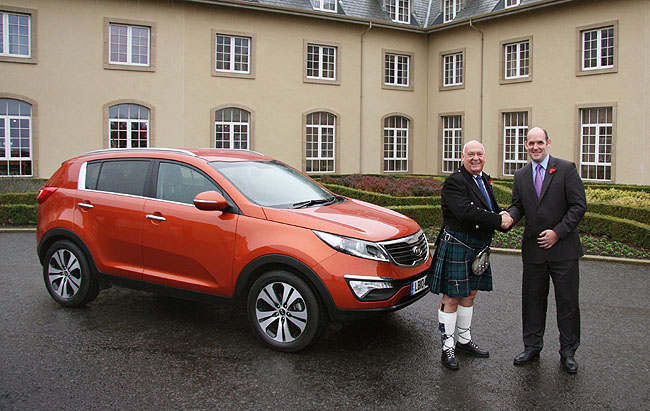 Nová Kia Sportage vyhrála Auto roku 2010 ve Skotsku