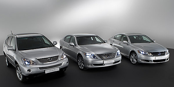 Lexus na frankfurtském autosalónu představí modely LS 600h, GS 450h, RX 400h a IS F.