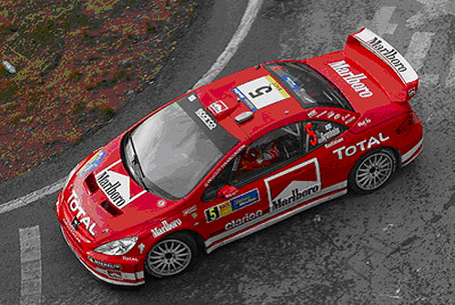 Peugeot na Katalánské rallye (29. – 31. 10. 2004)