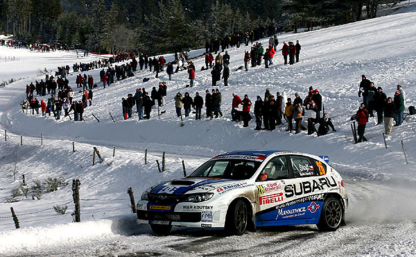 Subaru Czech Rally Team při své premiéře na slavné Rallye Monte Carlo uspěl