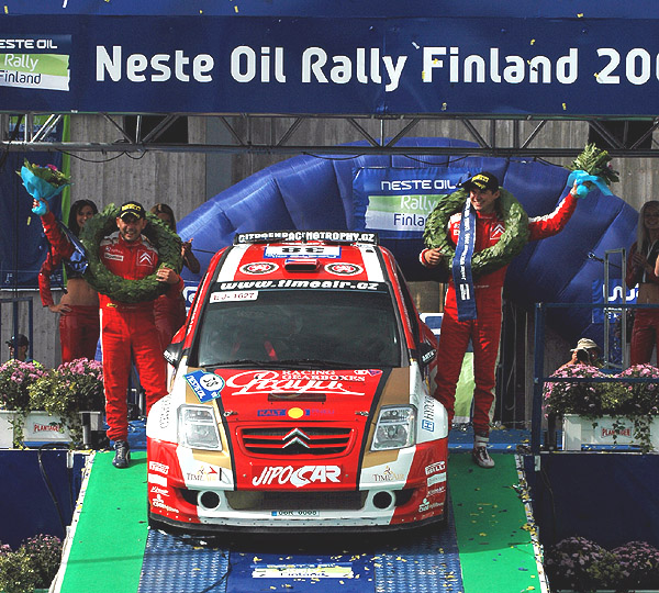 Neste Oil Rally Finland 2009: Martin Prokop s Citroën C2 S1600 usedl na juniorský trůn