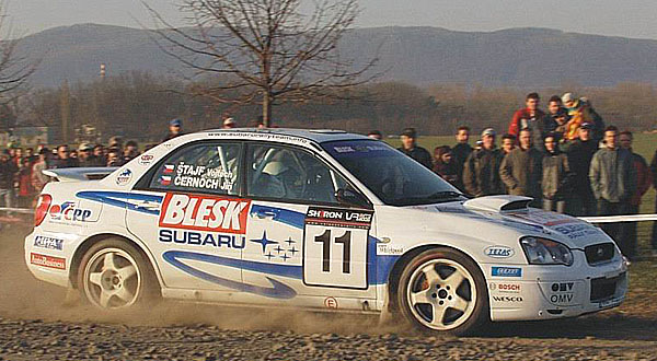 Tým Subaru ČR – Deník Blesk na Valašské rallye