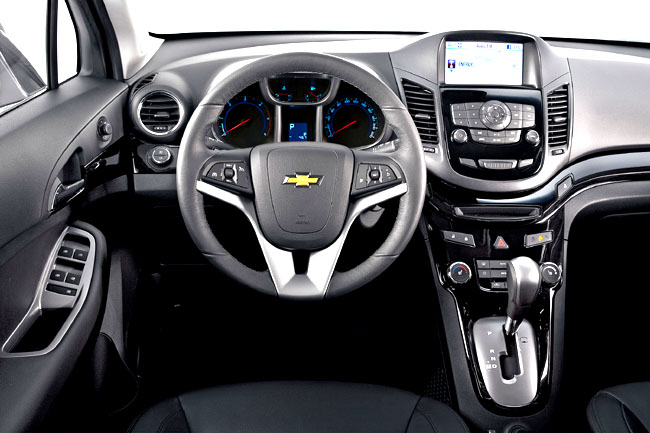 O interiéru nového modelu Chevroletu Orlando