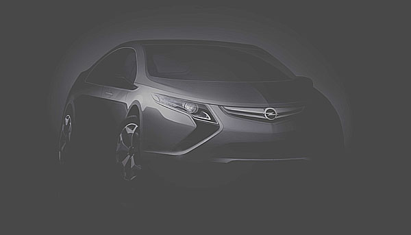 Na autosalonu v Ženevě (5. až 15. března) představí Opel zcela nový revoluční elektromobil Ampera