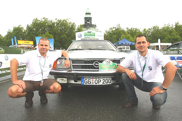 Česká posádka Opelu Commodore výborně zabodovala na veteránské Sachsen Rally 2010