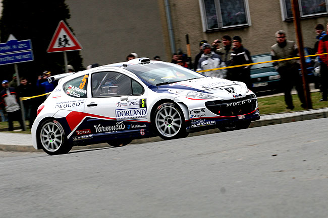 Peugeot 207 S2000 třetí na Valašské rally 2011