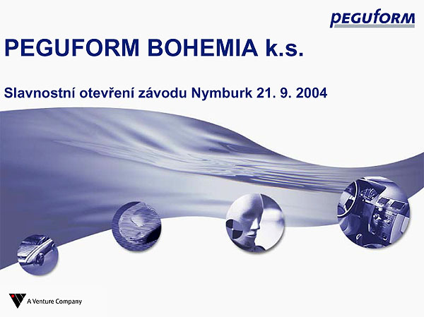 Peguform Bohemia otevřela včera - 21. září nový závod v Nymburce