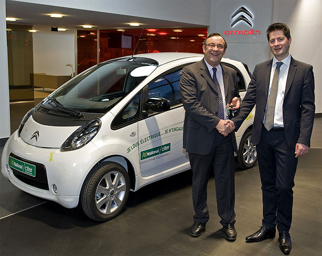 Citroën C-Zéro u autopůjčovny National/Citer: První elektrický vozový park na světě k zapůjčení