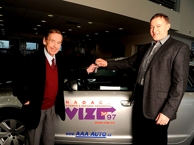 Spolupráce společnosti AAA Auto, a.s. a Nadace Dagmar a Václava Havlových VIZE 97 Spolupráce společnosti AAA Auto, a.s. a Nadace Dagmar a Václava Havlových VIZE 97