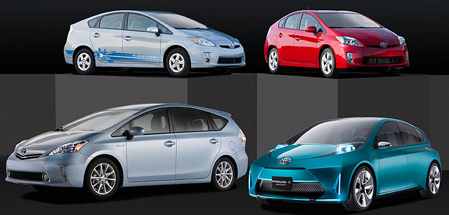 Toyota odhalila kompletní modelovou řadu Prius na probíhajícím mezinárodním autosalonu v Detroitu