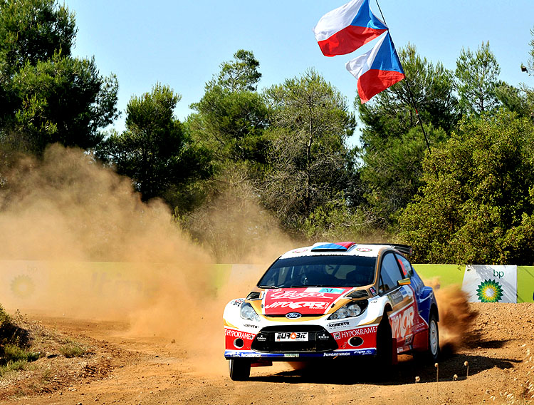 Czech Ford National Team Prokop s Tománkem na Akropolis rally