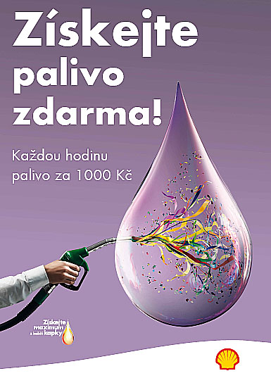 Shell opět rozdává svým zákazníkům každou hodinu palivo zdarma