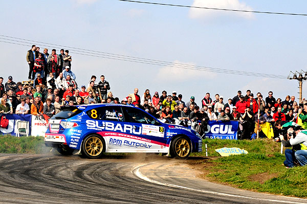 Štajf na Subaru Impreza vítězem na Bohemia Rally
