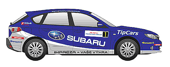 Subaru opět partnerem Pražského Rallysprintu