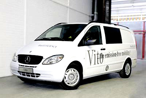 Prototyp Mercedes-Benz Vito s elektrickým pohonem představen v únoru evropským ministrům hospodářství 